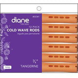 Diane Cold Wave Rods 3/4" Tangerine 12PK #DCW1