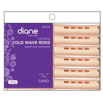 Diane Cold Wave Rods 11/16" Sand 12PK #DCW2