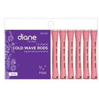 Diane Cold Wave Rods 5/16" Pink 12PK #DCW6