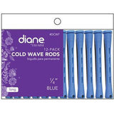 Diane Cold Wave Rods 1/4" Blue 12PK #DCW7
