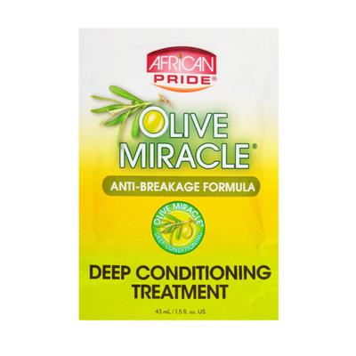 African Pride Olive Miracle Deep Treatment Conditioning Masque 1.5 OZ