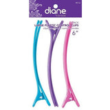 Diane Large Plastic Control Clips 6" 3CT #D16