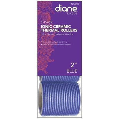 Diane 2" Ionic Ceramic Thermal Rollers 3-Pack #D5025
