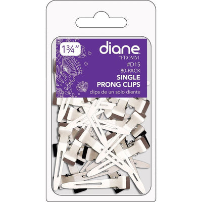 Diane Single Prong Clips 80-Pack #D15
