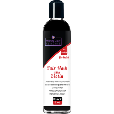 Morning Glory Gro-Protect Solutions Hair Mask with Biotin – Black 8 OZ