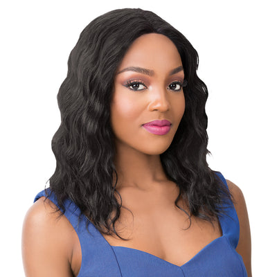 It's A Wig! Salon Remi Human Hair Swiss Lace Front Wig – Wet N Wavy Pacific Wave