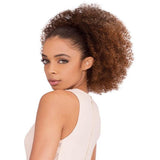 Janet Collection Noir Everytime Drawstring Ponytail – Afro Coily String