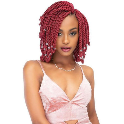 Janet Collection Synthetic Braids – 2X Senegal Curly Finish 8"