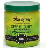 Texture My Way Keep It Curly Shea Butter & Olive Oil Ultra Defining Curl Pudding 15 OZ