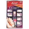 Kiss Plain Nail Kit – Short Square 100PS14