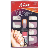 Kiss Plain Nail Kit – Short Square 100PS14