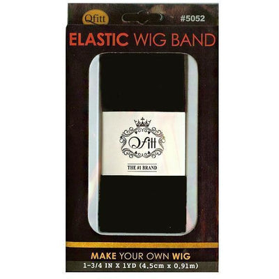 M&M Headgear Qfitt 1 3/4" x 1 Yd Elastic Wig Band, #5052
