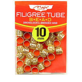 Magic Collection 10MM Gold Filigree Tube #012DISGOL