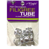 Magic Collection Filigree Tube, Silver #013SSIL