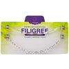 Magic Collection Filigree Tube With Flat Chain, Silver #FILICHA15