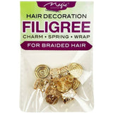 Magic Collection Spiral Filigree Tube, Gold #FILICHA12G