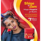 Ampro Shine n' Jam Magic Fingers Edge Magic For Braiders 4 OZ