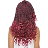 Mane Concept Synthetic Afri-Naptural Braids – 3X Curly Ends Box Braid 14" (613 only)