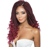 Mane Concept Synthetic Afri-Naptural Braids – 3X Curly Ends Box Braid 14"