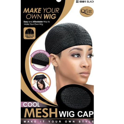M&M Headgear Qfitt Mesh Wig Cap #5081