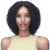 Bobbi Boss 100% Unprocessed Human Hair Bundle Lace Front Wig - MHLF502 Jheri Curl 12