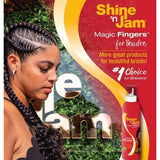 Ampro Shine n' Jam Magic Fingers Setting Mousse For Braiders 12 OZ