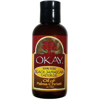 OKAY 100% Pure Black Jamaican Castor Oil 2 oz