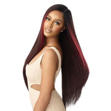 Outre Synthetic Lace Front Wig - Natural Yaki 30"