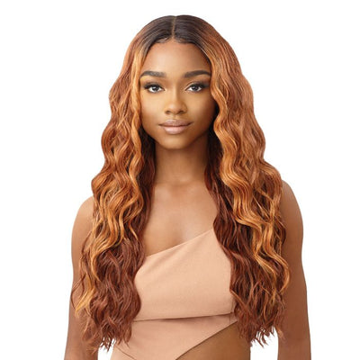 Outre Synthetic Lace Front Wig - Alshira (2 & DRFF BLACK CHERRY only)