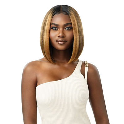 Outre Synthetic Deluxe Lace Front Wig - Collina (DR2/CINNAMON SPICE & DR RED VELVET only)