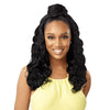 Outre Converti-Cap Synthetic Drawstring Half Wig - Brazilian Waves