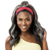 Outre Converti-Cap Synthetic Drawstring Half Wig - Rosey Waves