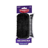 Red by Kiss Hard Curved Palm Boar Bristle Brush #BOR12