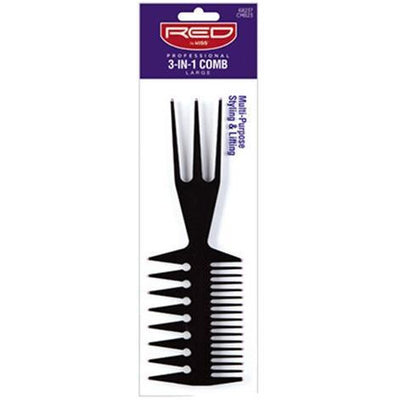 Red by Kiss Professional 3-In-1 Comb Large #HM59
