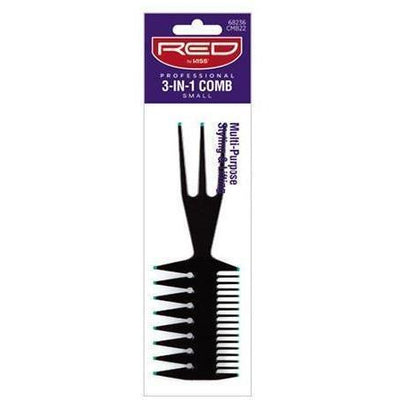 Red by Kiss Professional 3-In-1 Comb Small #CMB22