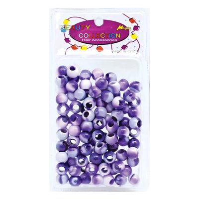 Magic Beauty Collection Large Packet Two Tone Beads Round - TONPUR