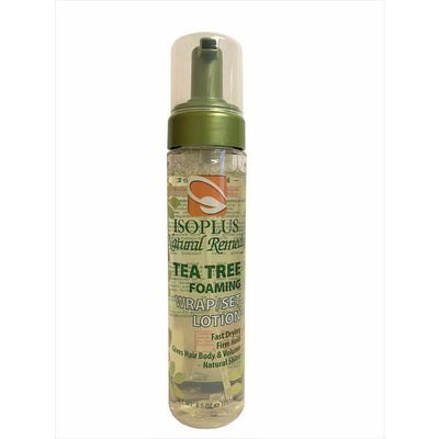 Isoplus Natural Remedy Tea Tree Foaming Wrap/Set Lotion 8.5 OZ