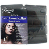 Diane 1" Satin Foam Rollers 8-Pack #D5033