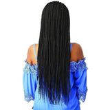 Sensationnel Cloud 9 Hand-Braided Synthetic Swiss Lace Wig – Side Part Cornrow (1 & 613 only)