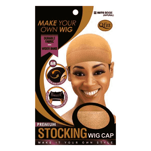 M&M Headgear Qfitt Silicon Stocking Wig Cap #5003 BEIGE