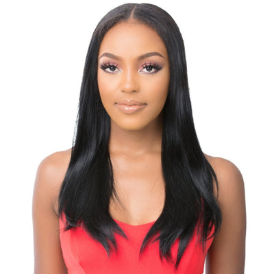 Its A Wig 100% Natural Human Hair Lace Front Wig - HH U Part Straight