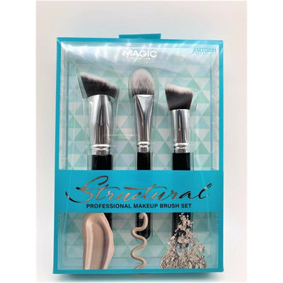 Magic Collection Structural Professional Makeup Brush Set 3PCS #MTO021