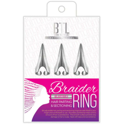 BTL Professional Braider Hair Parting & Sectioning Ring Long #BTLT06