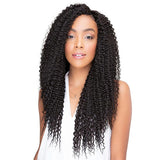 Janet Collection Melt 100% Virgin Remy Human Hair Bundle Weave - Brazilian Bohemian 3PCS + 13" x 5" HD Frontal