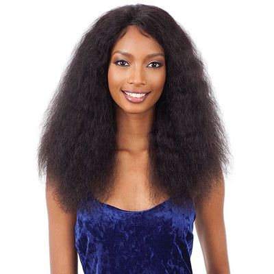 Shake-N-Go Naked Wet & Wavy 13" x 4" Human Hair Lace Frontal Wig - Deep Curl
