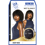 Sensationnel 12A Unprocessed 100% Virgin Human Hair Wet & Wavy Wig - Deep Bob