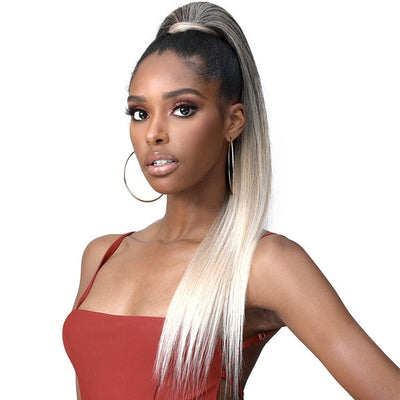 Bobbi Boss Miss Origin Tress Up Human Hair Blend Drawstring Ponytail - MOD010 Yaky Straight 28"