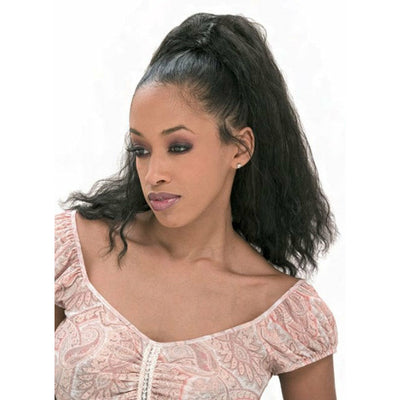 FreeTress Synthetic Drawstring Ponytail – Super Wave